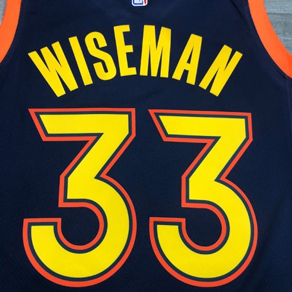 Men's Golden State Warriors James Wiseman #33 Navy 2020/21 Swingman Jersey - City Edition-Pro Kit Vault | Brand New 26/27 Sports Jerseys